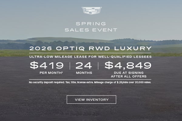 2026 OPTIQ RWD LUXURY. Ultra-low milege lease for well-qualified lessees. $419 per month 24 month...